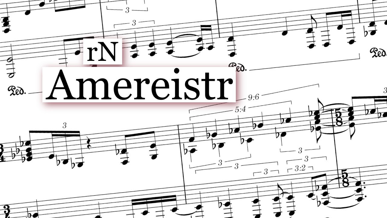 rN - Amereistr【Piano Arrangement】