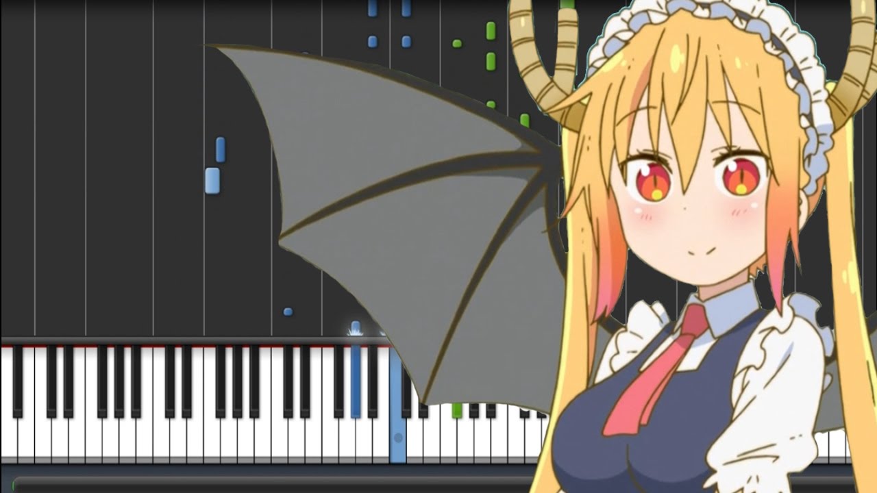 Ishukan Communication - Kobayashi-san Chi no Maid Dragon [小林さんちのメイドラゴン] ED (Piano Synthesia)