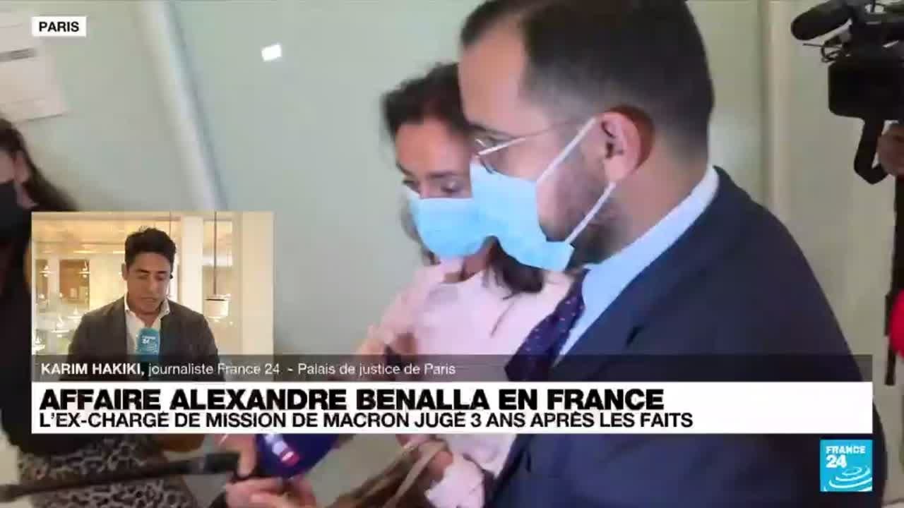 Affaire Benalla : l'ex-chargé de mission de Macron jugé 3 ans après les faits • FRANCE 24