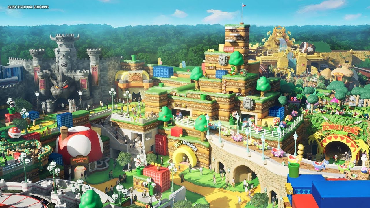 4k Super Nintendo World walk through EPIC UNIVERSE @UniversalOrlando 