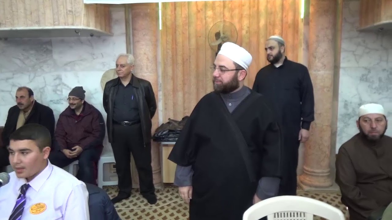 جزء من المولد النبوي الشريف الذي أقيم في مسجد الشيخ سعيد الجابي _الفرقة الأندلسية