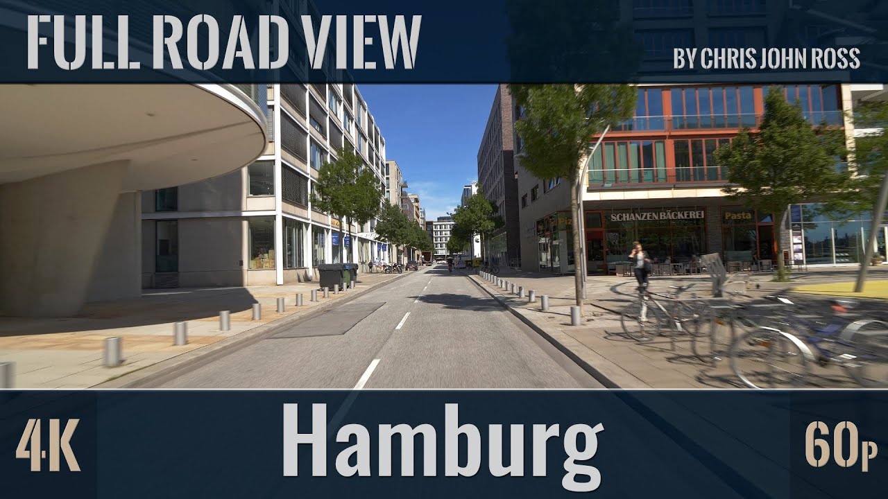 Hamburg, Germany: HafenCity - Rothenburgsort - Hammerbrook - 4K (2160p/60p) UHD