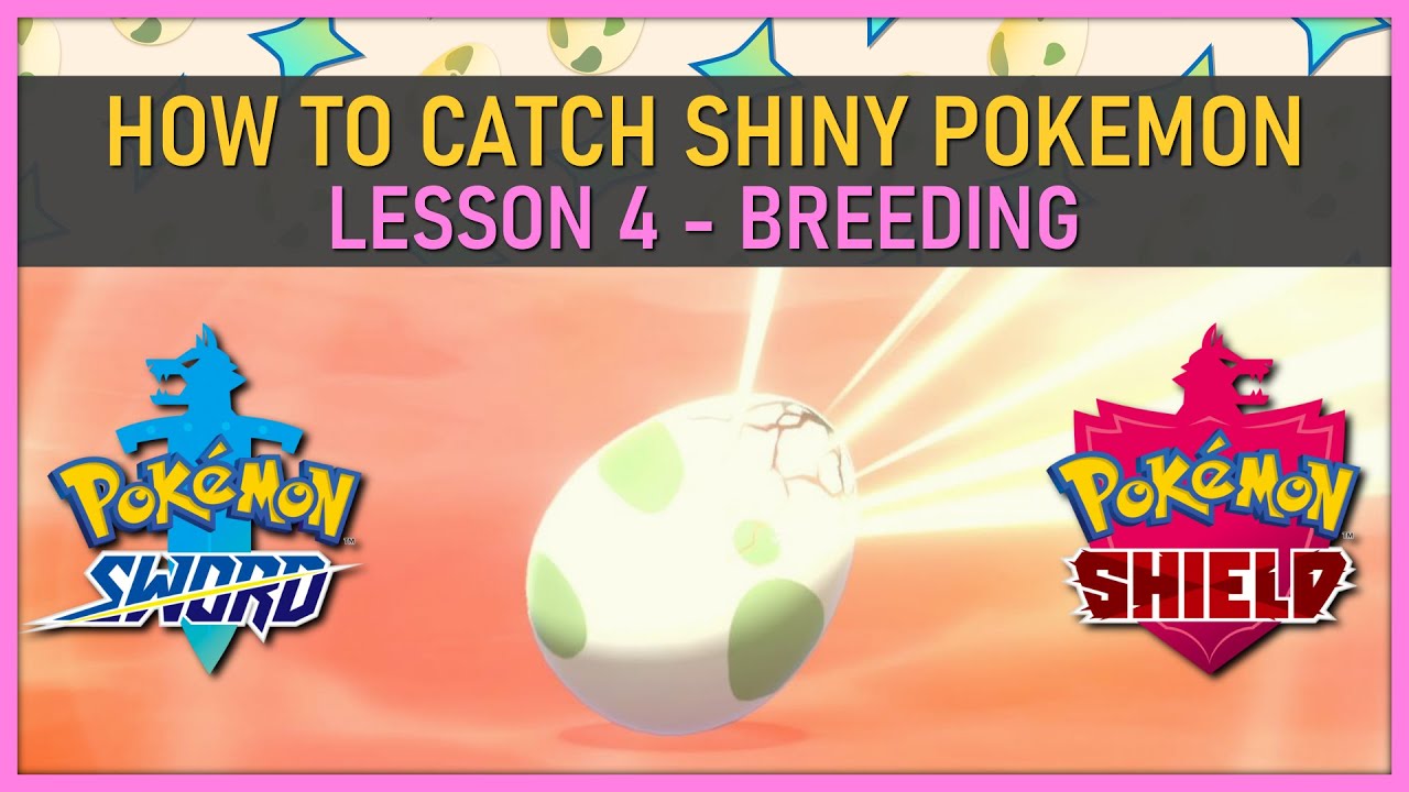 Как поймать блестящих покемонов путем разведения в Pokemon Sword/Shield! - Охота за блестящими по...