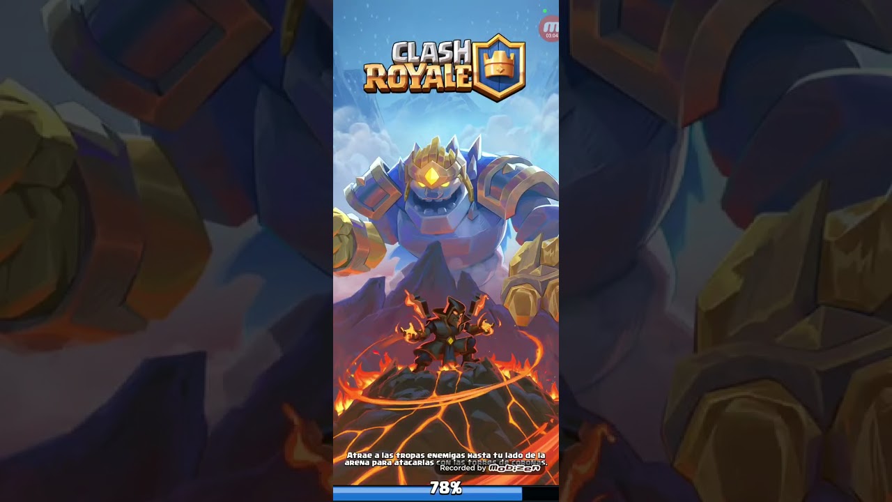 Jugando Clash royale 