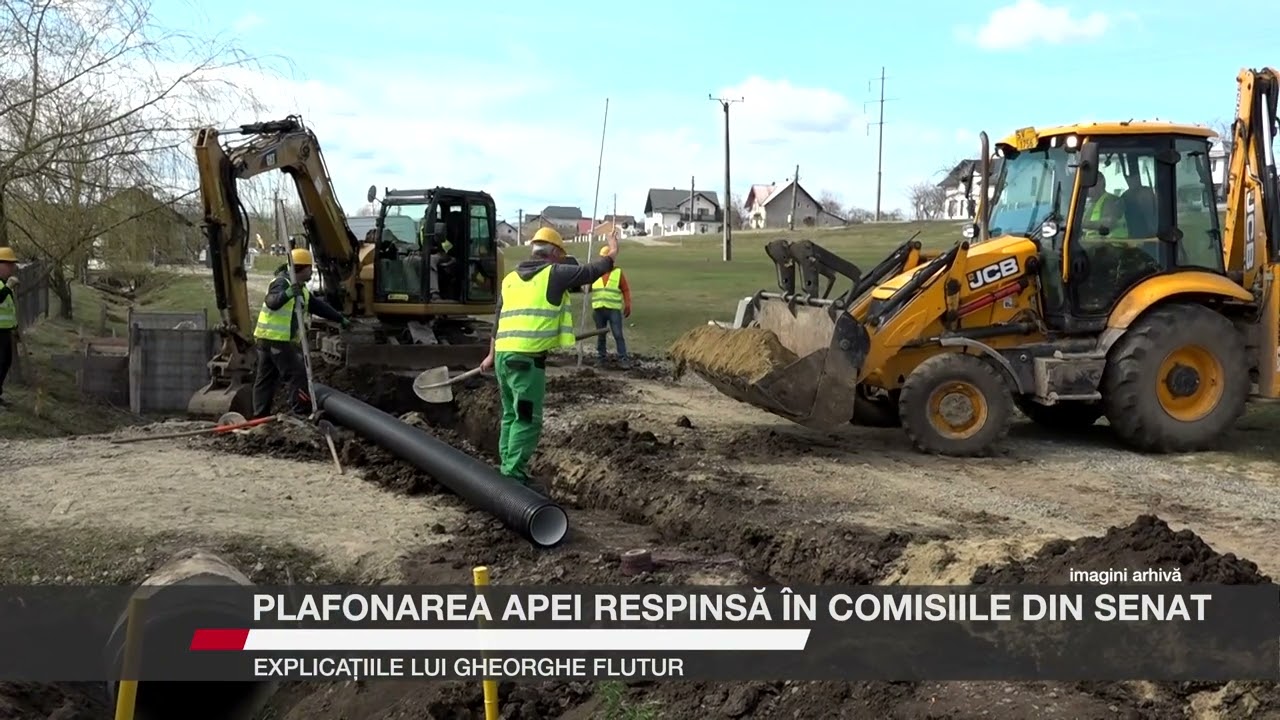 Plafonarea apei respinsă în comisiile din Senat. Explicațiile lui Gheorghe Flutur