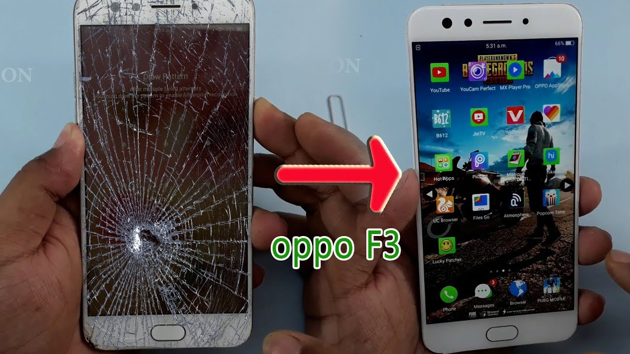 Oppo F3 (1609) LCD with Touch glass Replacement