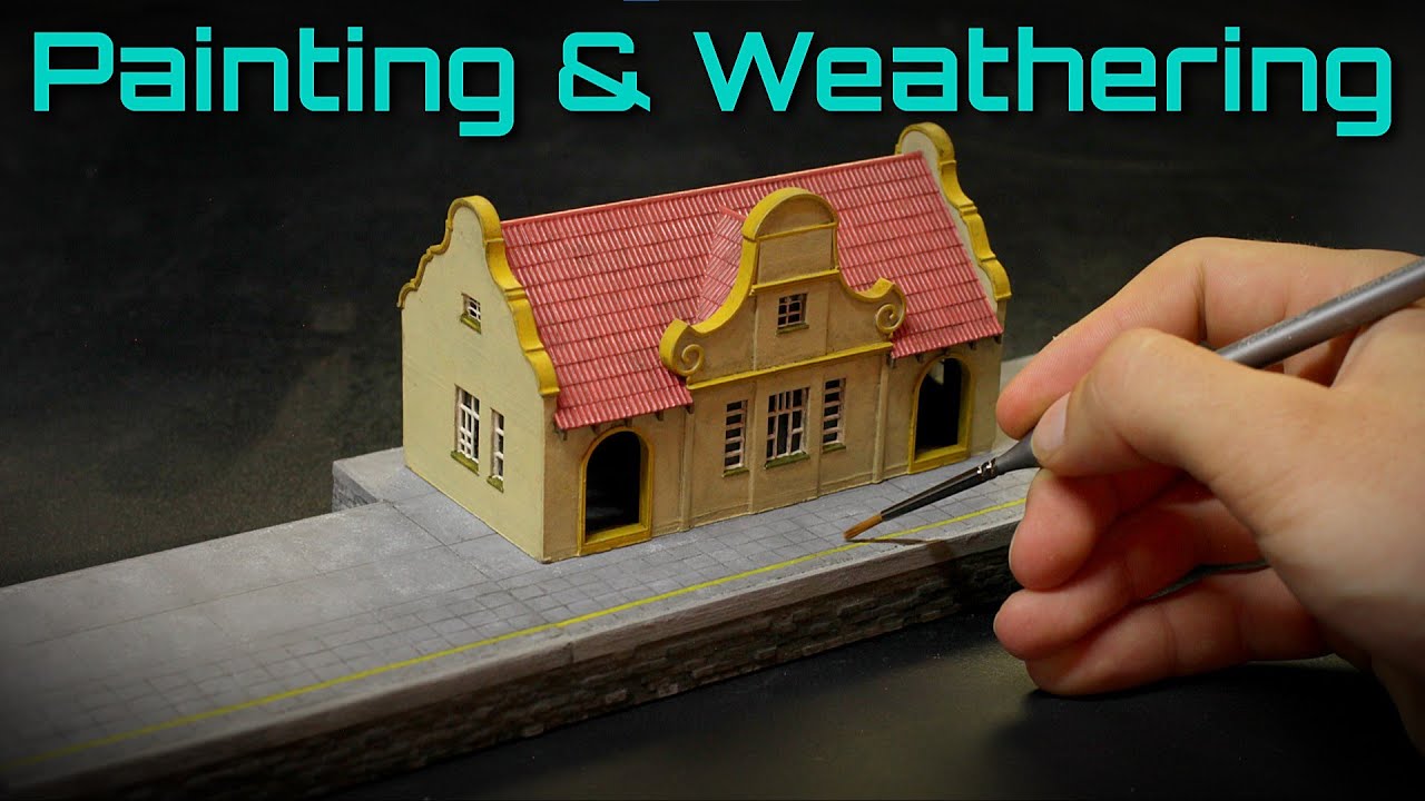 Painting & Weathering HO Scale Station Platform - Tips & Tricks