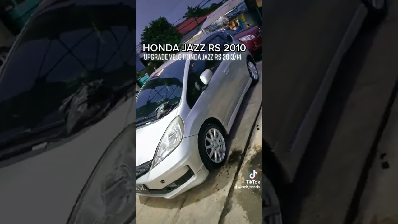HONDA JAZZ RS 2010 UPGRADE VELG HONDA JAZZ 2013/14 R16x6 PCD 4x100 ET53 #tokovelgmobil @PMB Wheels