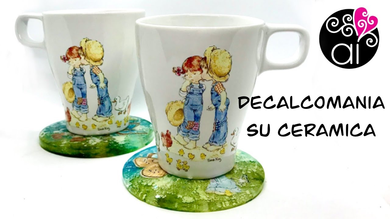 Proviamo la Decalcomania su Ceramica! | DIY Facile