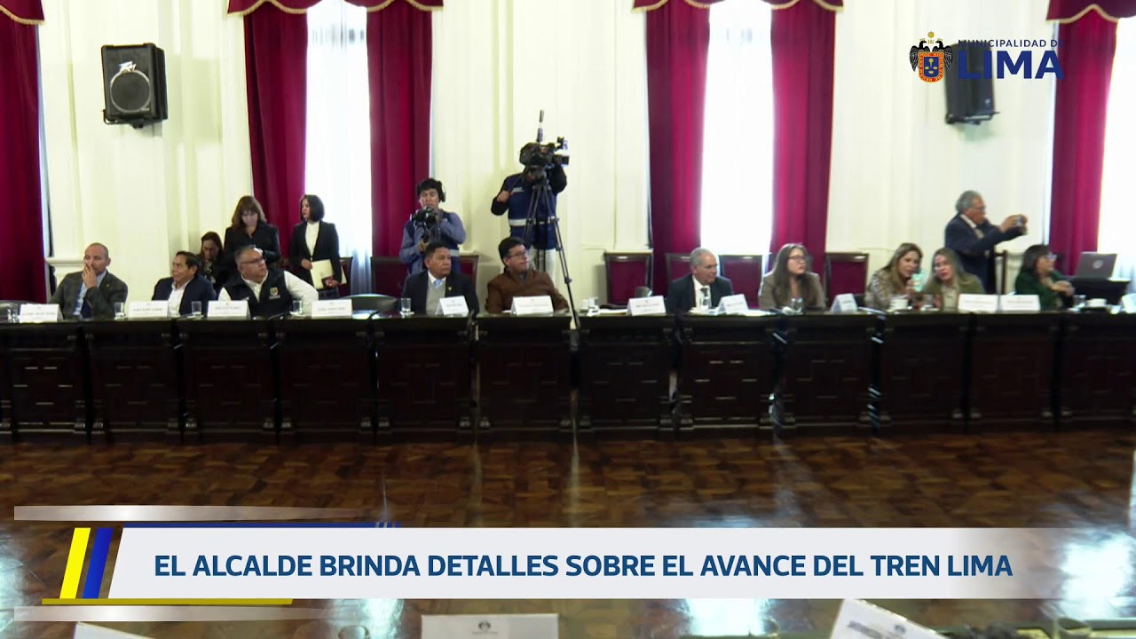 Información sobre el progreso del Tren Lima | 5 de agosto.