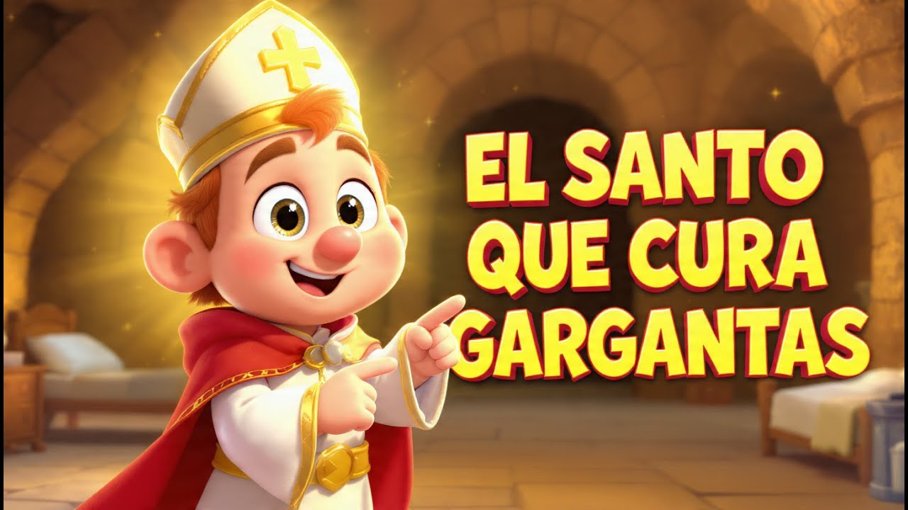 SAN BLAS: EL SANTO QUE CURA GARGANTAS 😇 (HISTORIA ANIMADA) | PequeFe