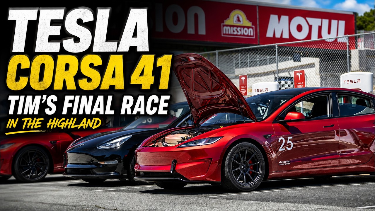Saying Goodbye: Tim's Final Lap in the Tesla Highland Model 3 Performance at Button Willow Raceway