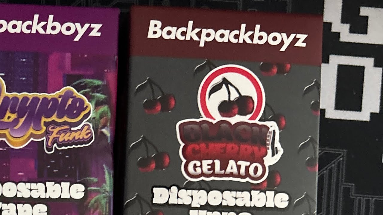Black Cherry Gelato Backpack Boyz Review ( 2 g disposable)