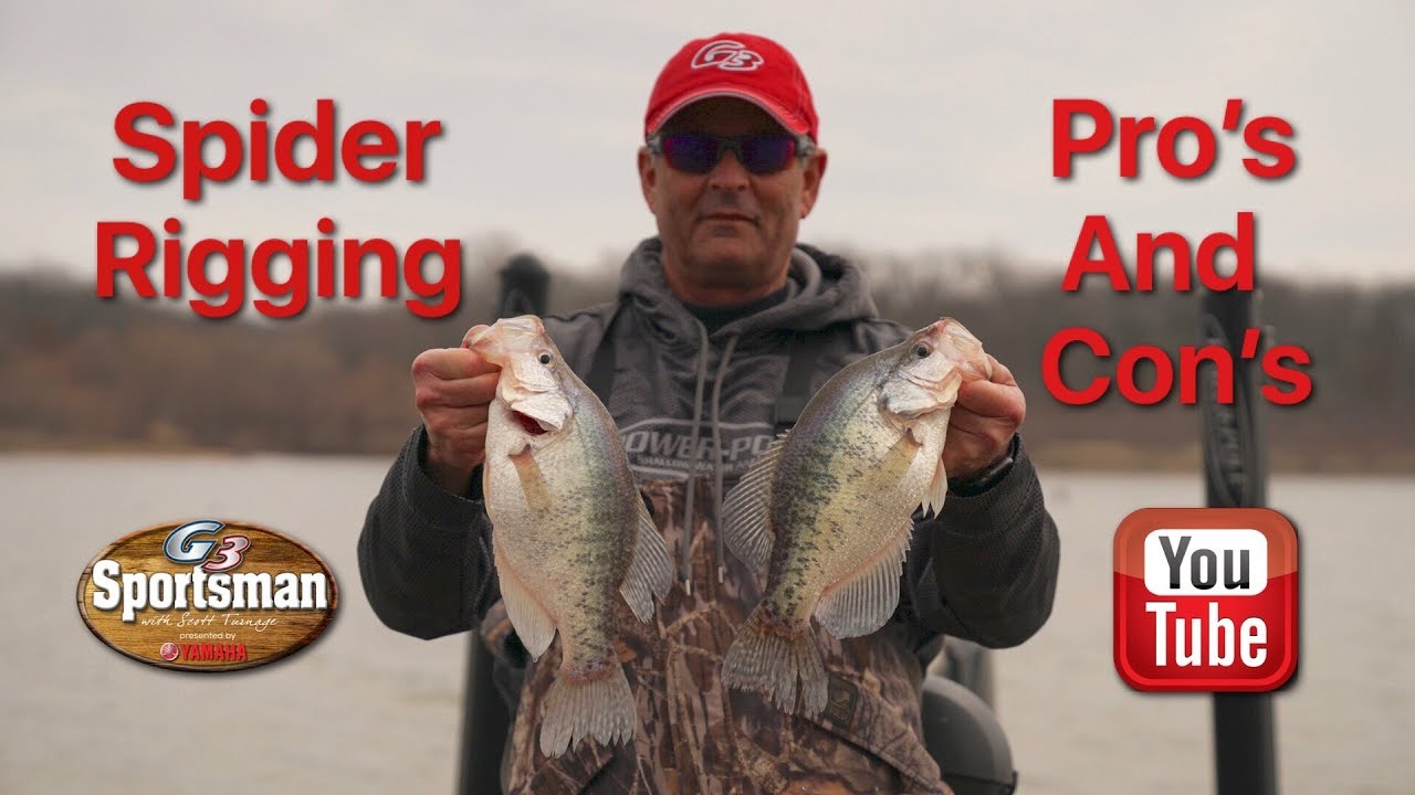 Spider Rigging Crappie Pro's n Con's