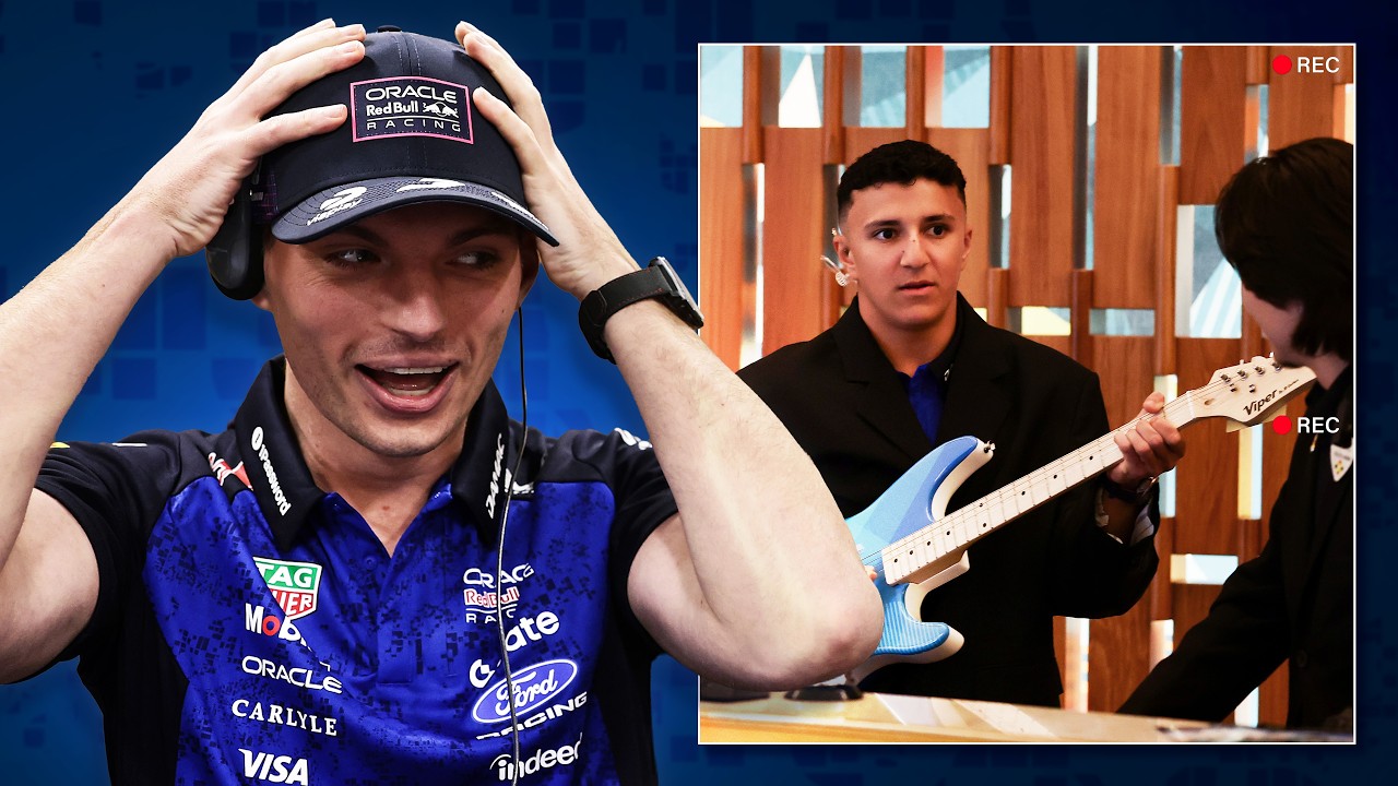 Max Verstappen and Isack Hadjar in HIDDEN CAMERA PRANK!