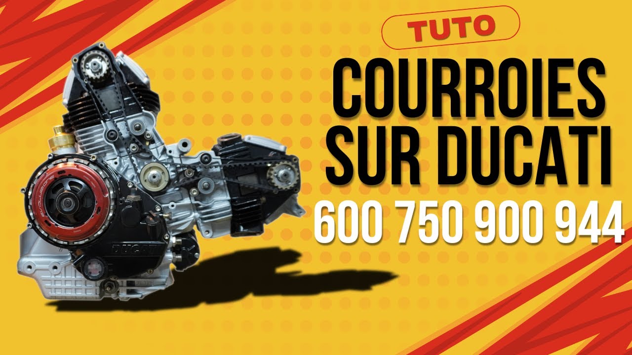 Comment changer les courroies de distribution sur DUCATI 600, 750, 900, 944