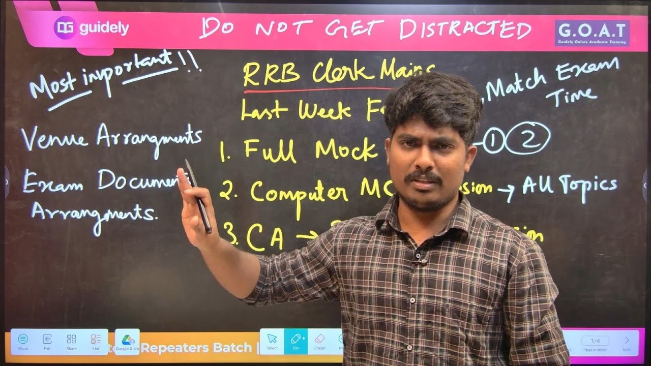 RRB CLERK MAINS LAST WEEK FOCUS | HOW TO BALANCE PREPARATION FOR MAINS & INTERVIEW #rrbpo #rrbclerk