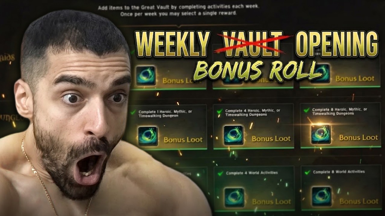 Time for FIRST WEEKLY VAULT! And other amazing weekly activities in WoW! Raid tonight? LOOT YES YES