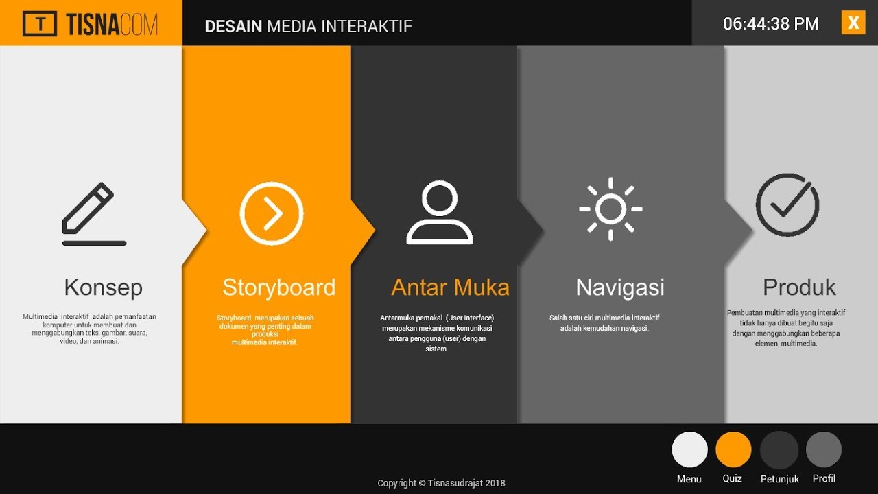 Tutorial Membuat Menu Utama pada Adobe Flash | Desain Media Interaktif
