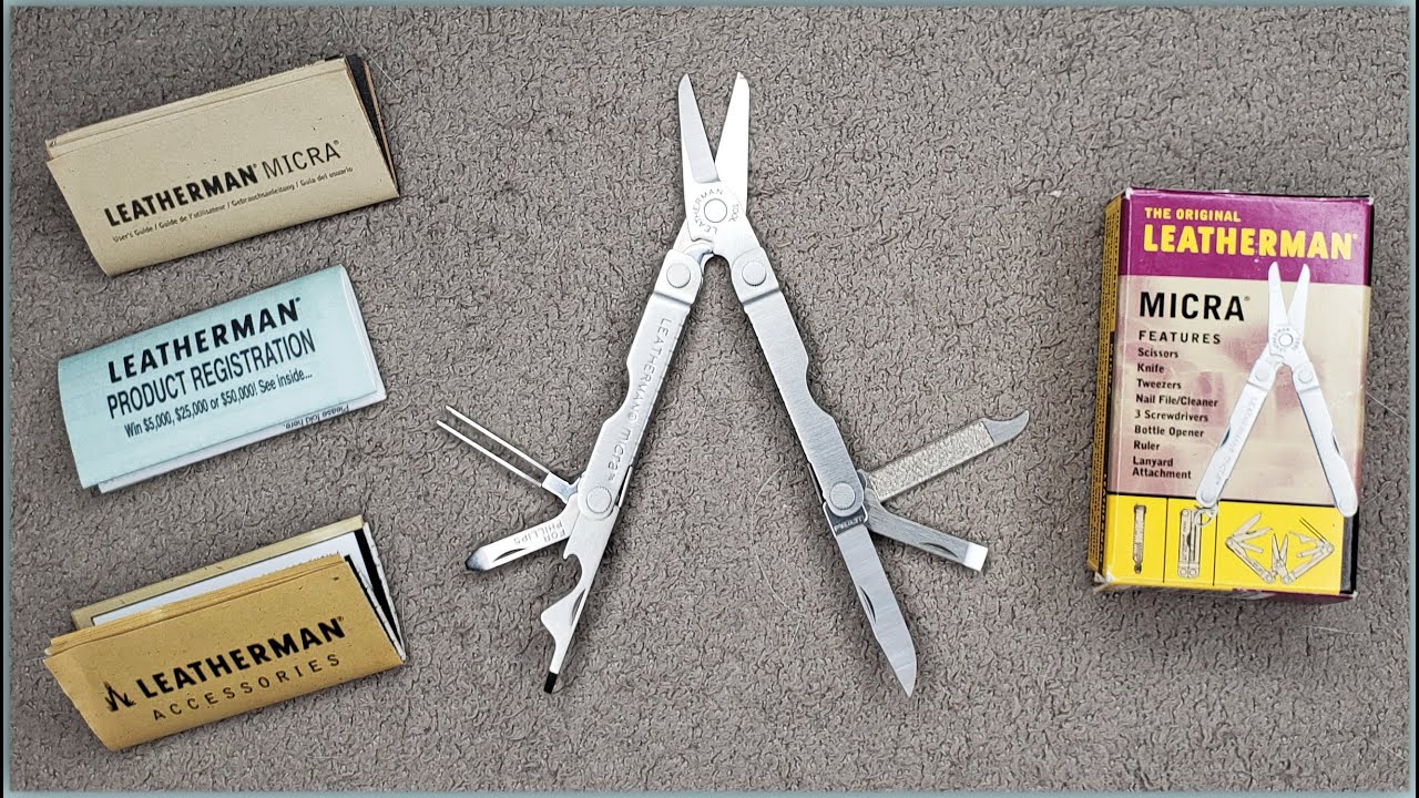 Винтажный Лизерман Микра в Новом Состоянии и Комплекте - Капсула Времени (Leatherman Micra)