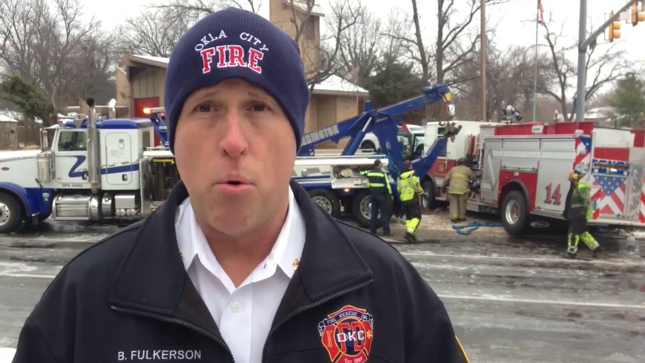 Oklahoma City fire truck involved in accident