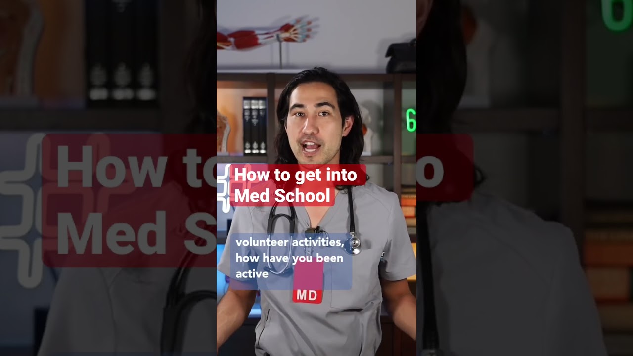How to Get Into Med School / Doctor Explains #medschool #premed #biology #career