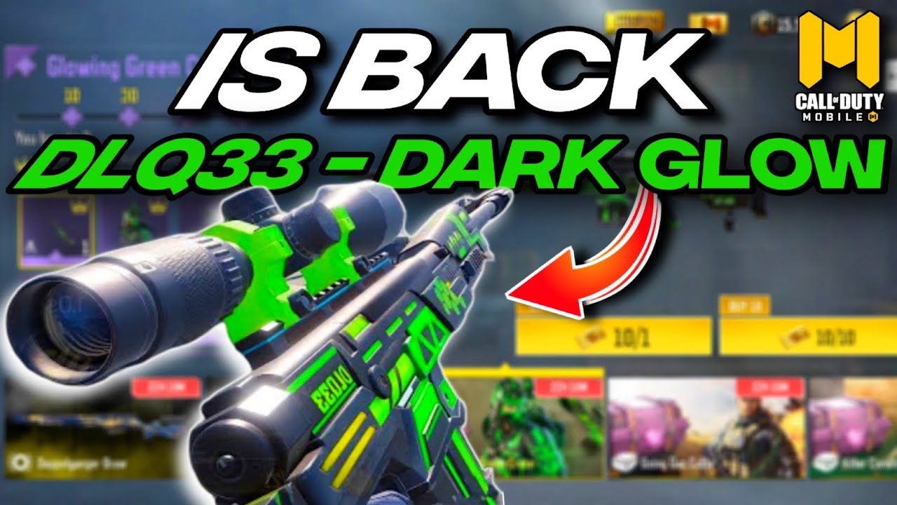 DLQ33 DARK GLOW is BACK! | How to Get it FREE with Coupons in CODM 🎯