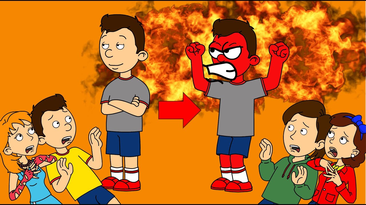 Classic Caillou Becomes A Teeth Kid/Gives His Family Concussions/Burns Down The Hospital