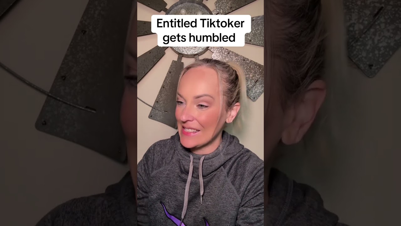 Entitled tiktoker gets humbled #karen #restaurantmanager #story #restaurant