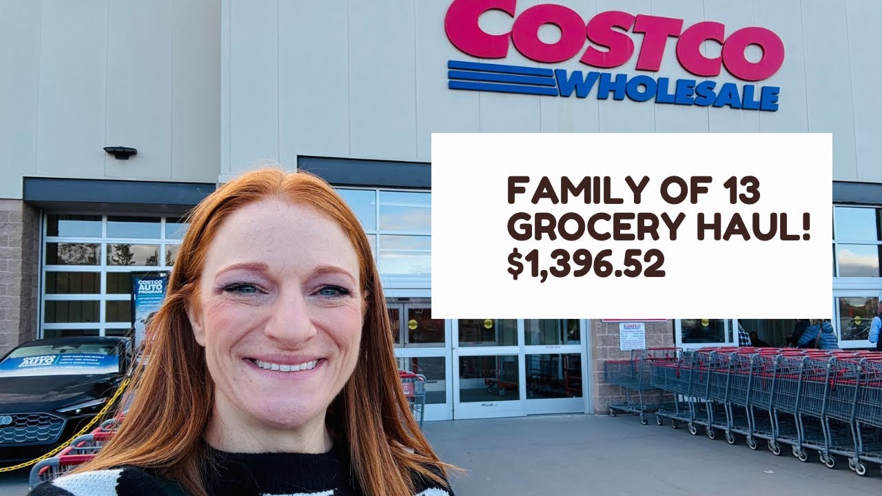 FAMILY OF 13 GROCERY HAUL! $1,396.52