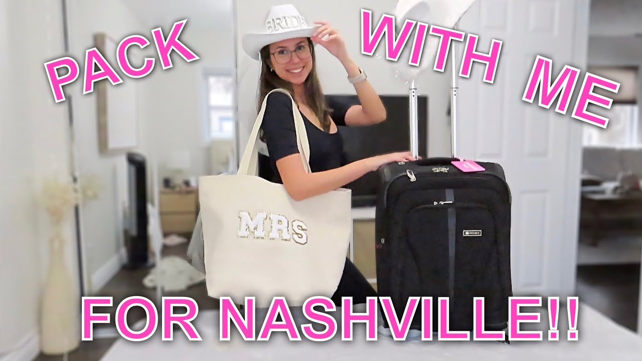 PACK WITH ME FOR MY NASHVILLE BACHELORETTE 💗 + Cosy Island Haul!!