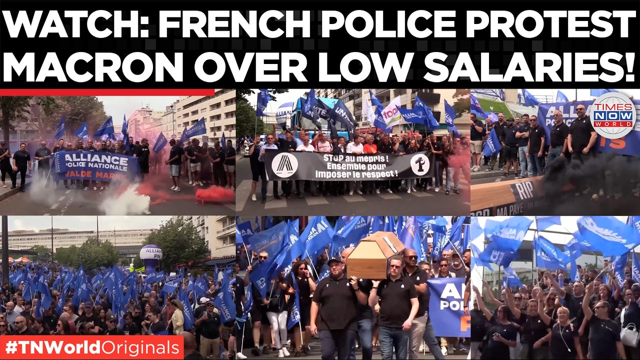 FRENCH REVOLT: 'RIP My Salary', Police Unions Unite Against Macron Government Policies