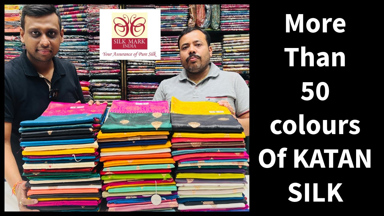 💯% PURE KATAN SILK | MORE THAN 50 colours | ADI INDIAN SILK HOUSE |