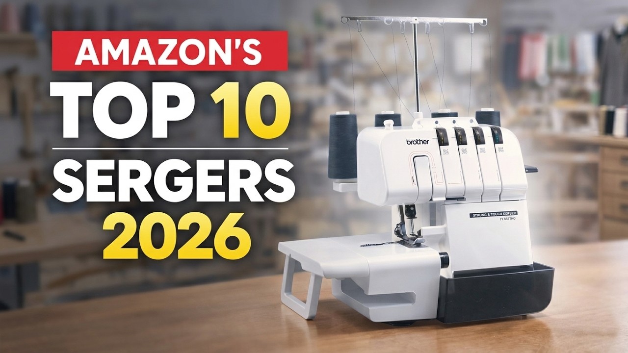 Amazon’s TOP 10 Ranked Sergers 2026 – Don’t Buy Until You Watch This!
