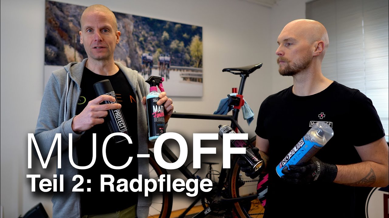 Muc-Off Teil 2/3: Radpflege mit Matt Finish Detailer Silicone Shine MO-94 Bike Protect