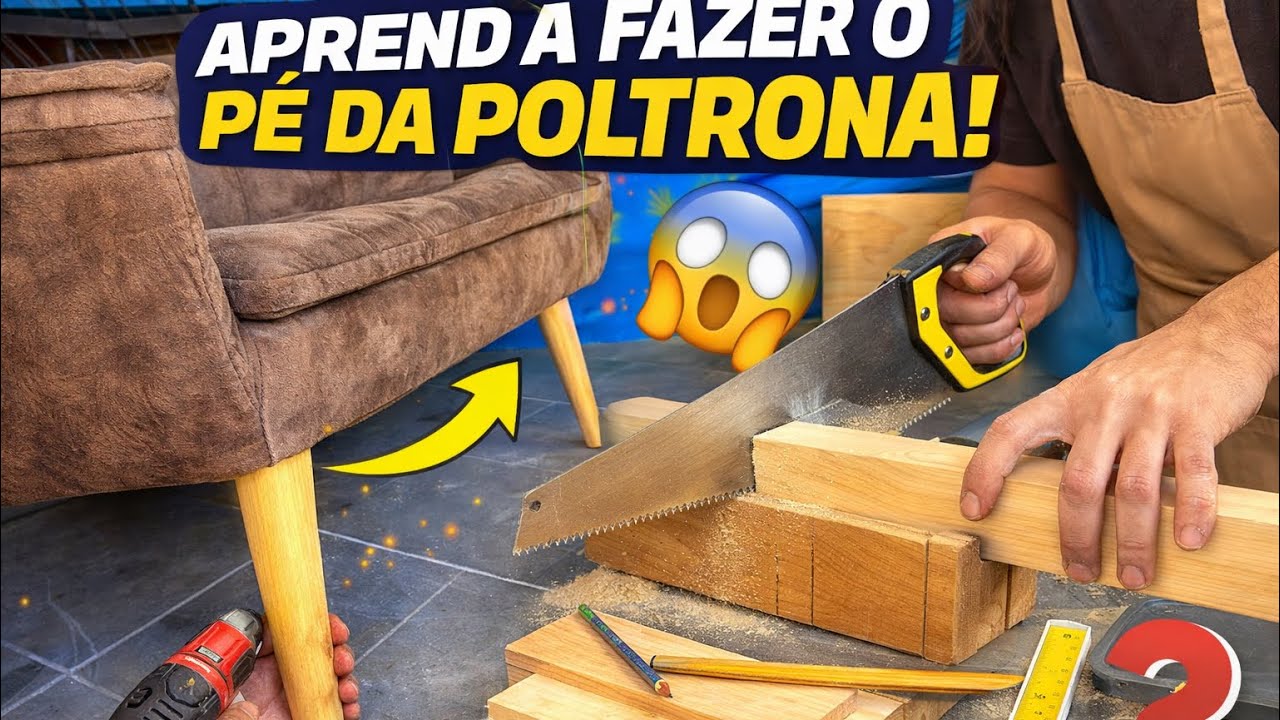 Segredo do pé de poltrona que ninguém ensina