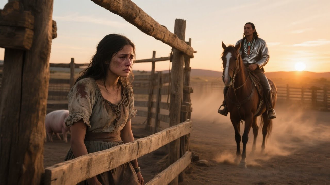 She Got Locked in the Pigpen for Her Weight… But a Lone Apache Bought her and Changed Her Fate
