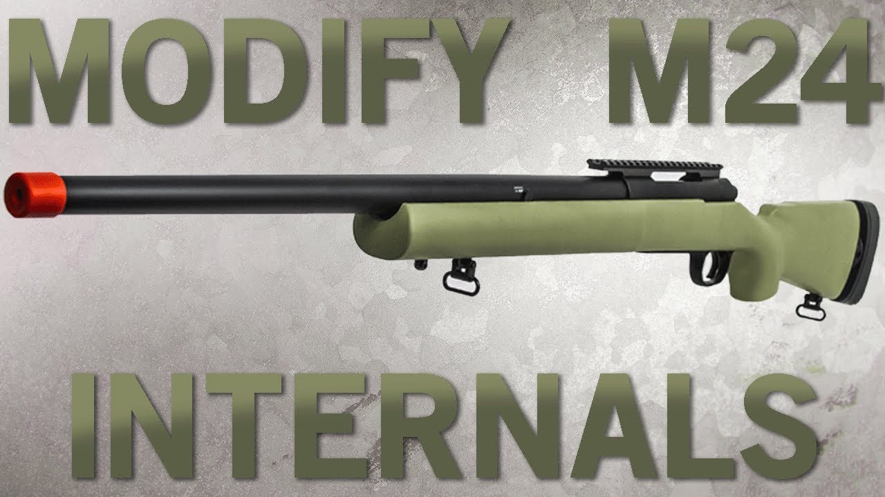 Airsoft GI - Modify M24 Pre-Upgraded Bolt Action Sniper Rifle Internal Review