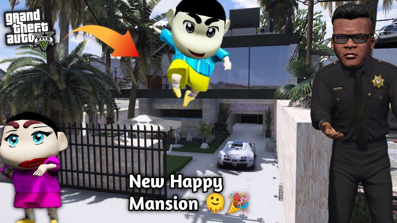 GTA 5: Shinchan Found New House For Franklin 🔥To Save Phinchan 🫠Franklin Police Chiron |Ps Gamester