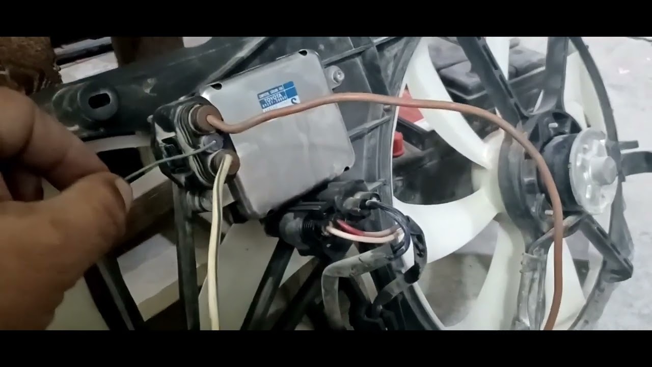 New Model Toyota Lexus Radiator And Air conditioner Fan Motor ECU(Module)How Test And Wiring Diagram