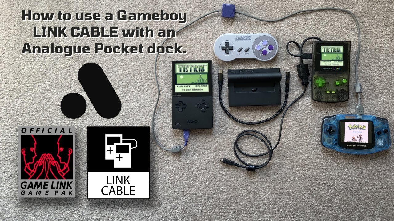 How to use a Gameboy LINK CABLE with Analogue Pocket DOCK - Analogue says it isn't possible!