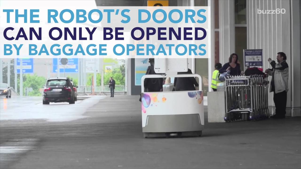 Futuristic Airport Robots Check-In Luggage So You Don't Have To