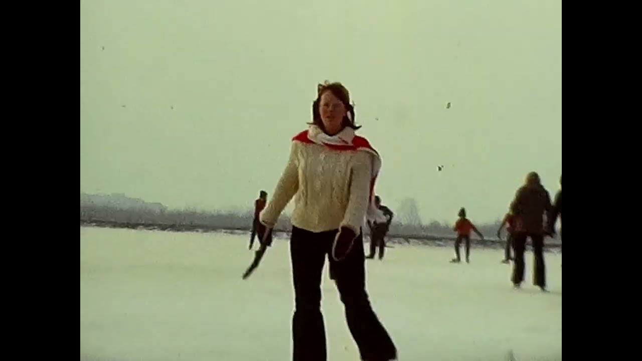 Op de ijsbaan van Termunten omstreeks 1975