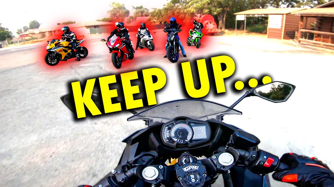 NINJA 400 DESTROYS SUPERBIKES! #MAXYDAILY #019