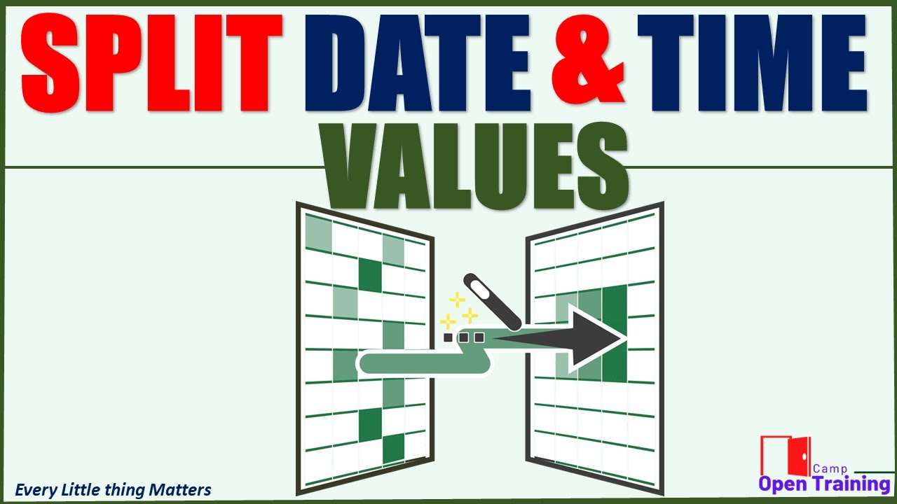 Split Date and Time Using Power Query