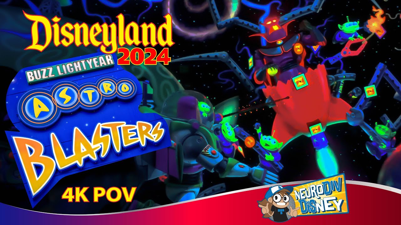 [NEW] Buzz Lightyear Astro Blasters - Disneyland Park - Lowlight 4K POV ft: @ThemeParkCasual !