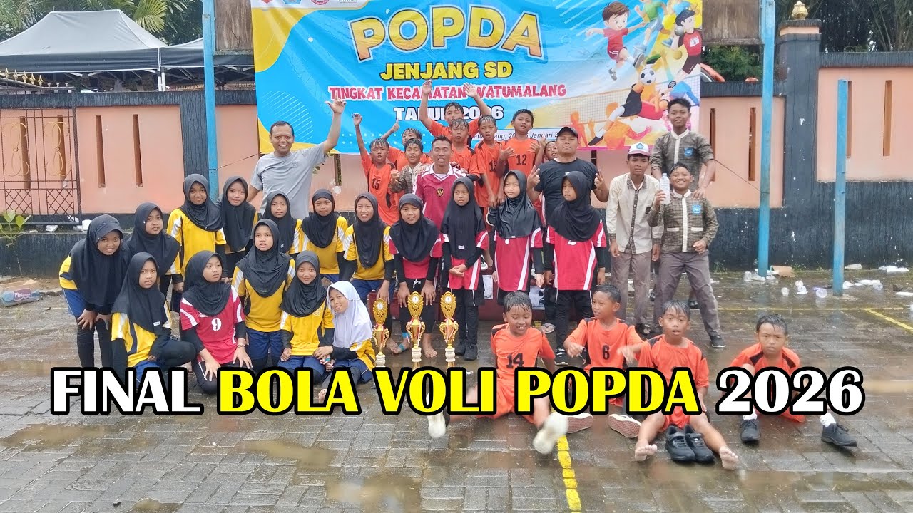 FINAL BOLA VOLI POPDA KECAMATAN WATUMALANG 2026 - JUARA 1 SDN 1 WONOROTO