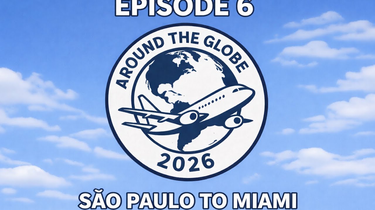 Around The Globe | Episode 6 | Sao Paulo to Miami #xplane12 #aviation #flightsim #flightfactor