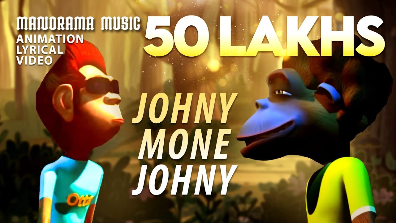 Johny Mone Johny | Animated Lyrical Video | ABCD | Dulquer Salmaan | Anna Katharina | Gopi Sundar