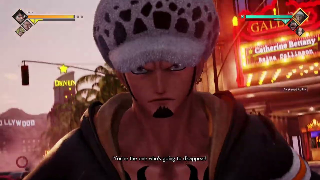 JUMP FORCE Luffy vs Trafalgar Law